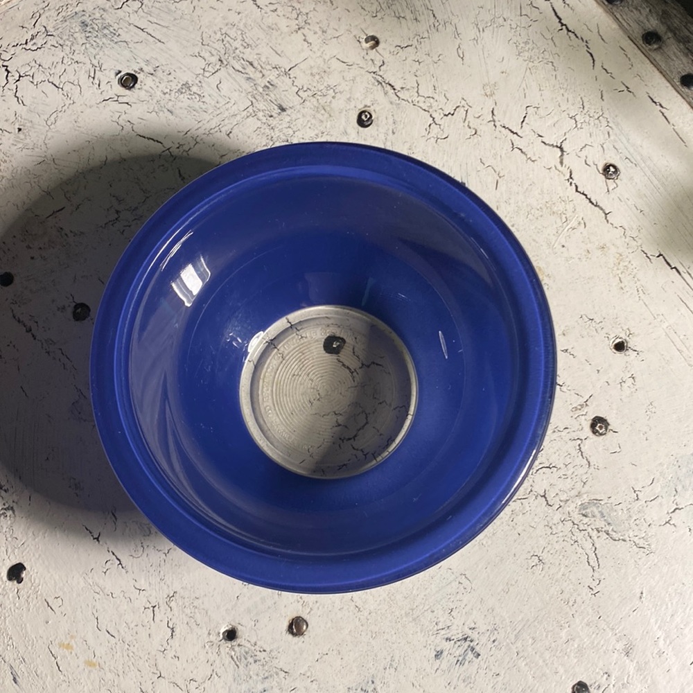 Pyrex Blue Glass Bottles 322 Mixing Bowl
